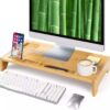 Bambusowa podstawka pod monitor