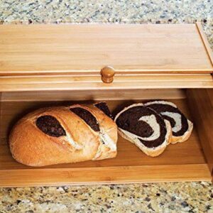 Chlebak bambusowy, pojemnik na pieczywo, rozm. 40x26x20 cm