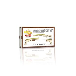 Drewniane Puzzle 3D – Pistolety