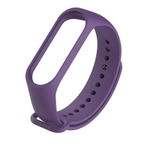 Silikonowy pasek do Xiaomi Mi Band 3/ Xiaomi Mi Band 4 - fioletowy
