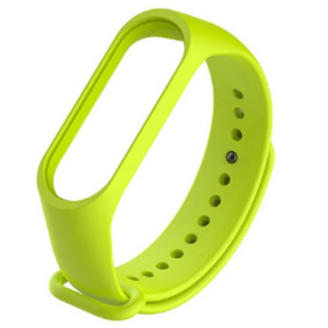 Silikonowy pasek do Xiaomi Mi Band 3/ Xiaomi Mi Band 4 - limonkowy