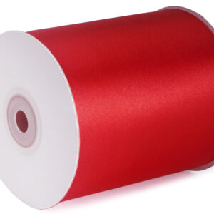 Wstążka satynowa 27 metrów x 100 mm bordowa