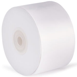 Wstążka satynowa 27 metrów x 100 mm biała