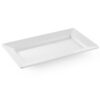 Półmisek z melaminy prostokątny 49.5x27cm wys. 5.6cm biały - Hendi 561515